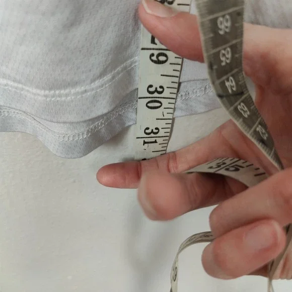 ASRV DSG-0830 AeroSilver Tank Top Mens Medium White Performance Gym Running - Picture 6 of 10